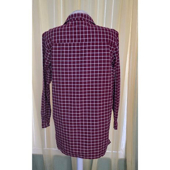 Bobbie Brooks Fall Florals Button Down Plaid Embroidered Holiday Cottagecore L - Picture 3 of 5